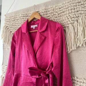 Louna Crinkle Satin Playsuit